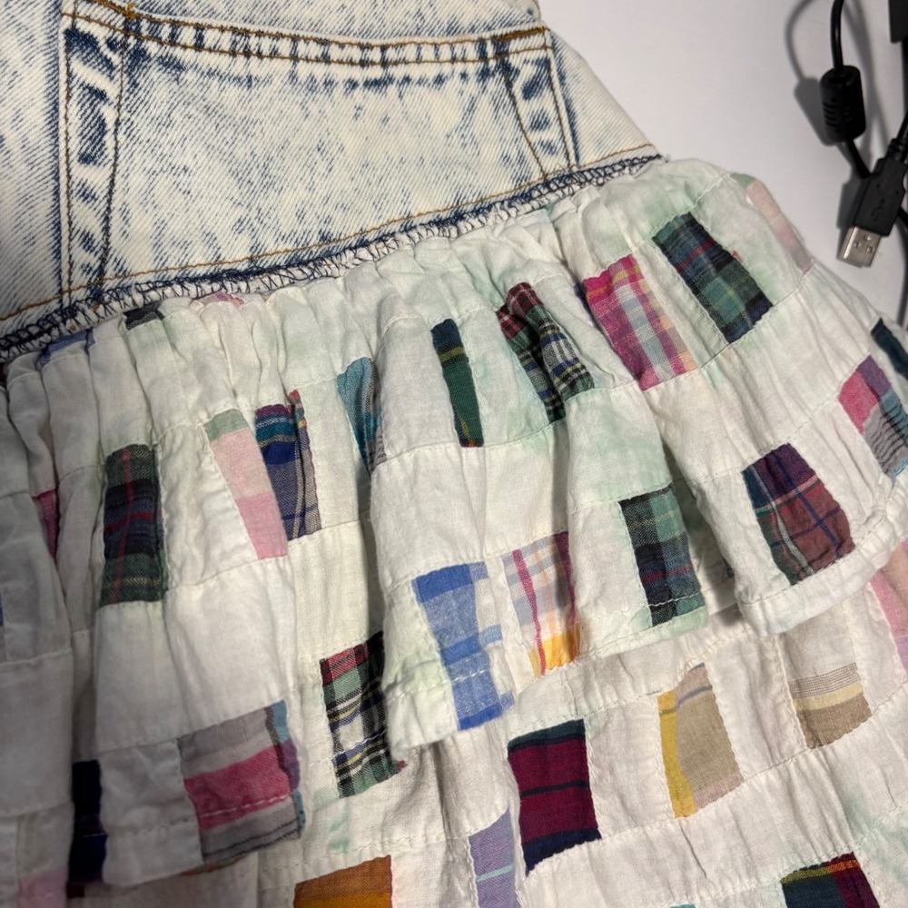 Express Multicolor Patchwork Mini Skirt - image 10